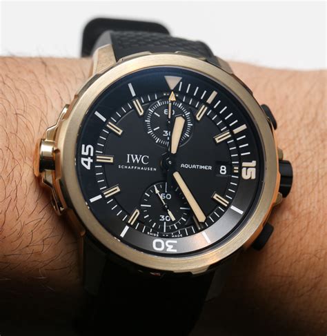 iwc aquatimer wrist watch.